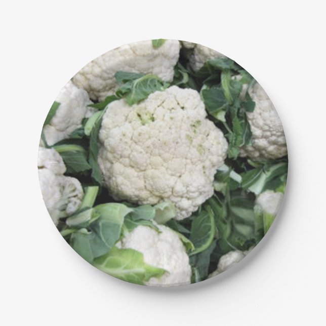 Cauliflower paper plate (Front)