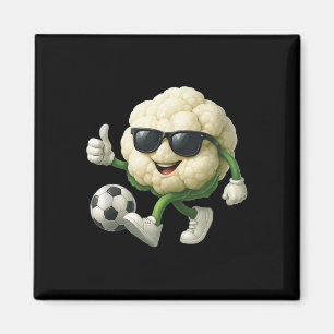 Cauliflower Soccer Football Tank Top Magnet