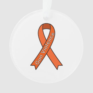 Cause Ribbon Gun Violence Ornament