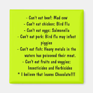 Causes - Healthy Eating Magnet