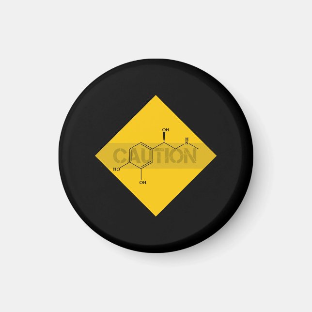 Caution: Adrenaline. Magnet (Front)