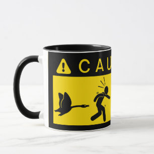 Caution: Attacking Geese Mug