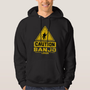 Caution Banjo Hoodie