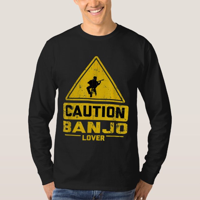 Caution Banjo T-Shirt (Front)