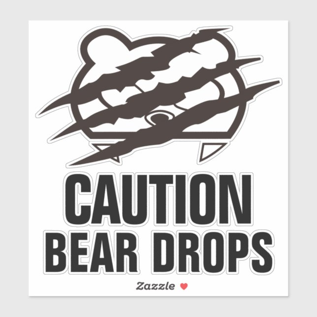 CAUTION BEAR DROPS (Sheet)