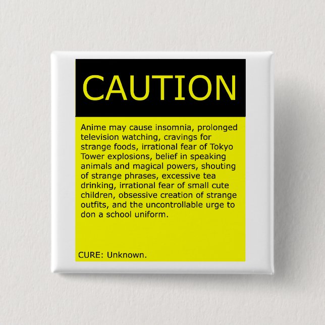 Caution! button (Front)