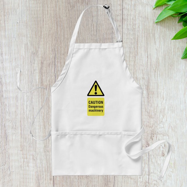 Caution Dangerous Machinery Warning Sign Standard Apron (Creator Uploaded)
