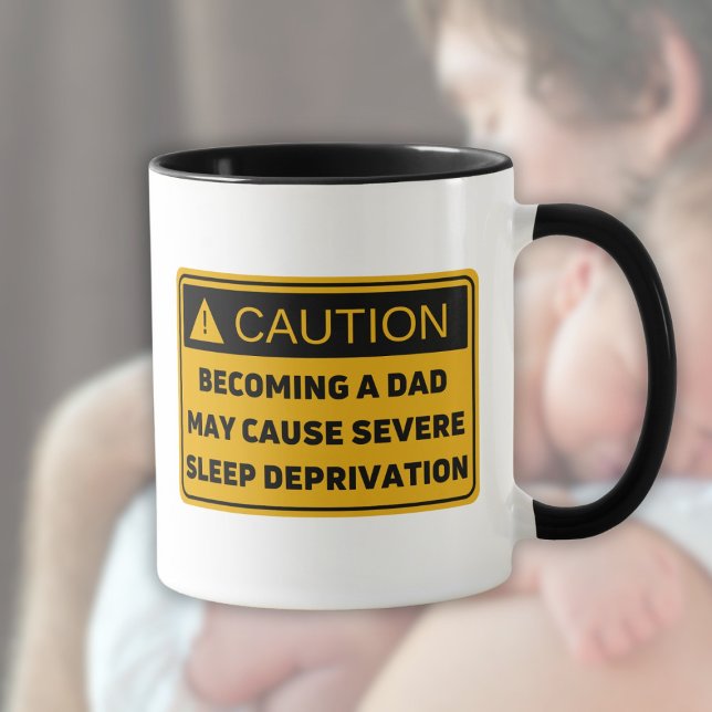 Caution: Fatherhood Causes Sleep Deprivation Mug (Creator Uploaded)