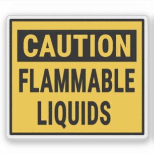 Caution Flammable Liquids