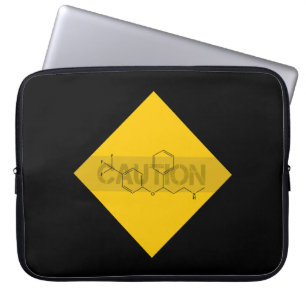 Caution: Fluoxetine Laptop Sleeve