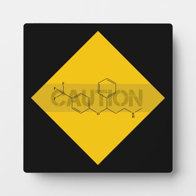 Caution: Fluoxetine Plaque (Front)