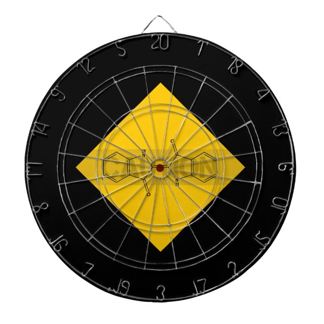 Caution: Indigo Dartboard (Front)