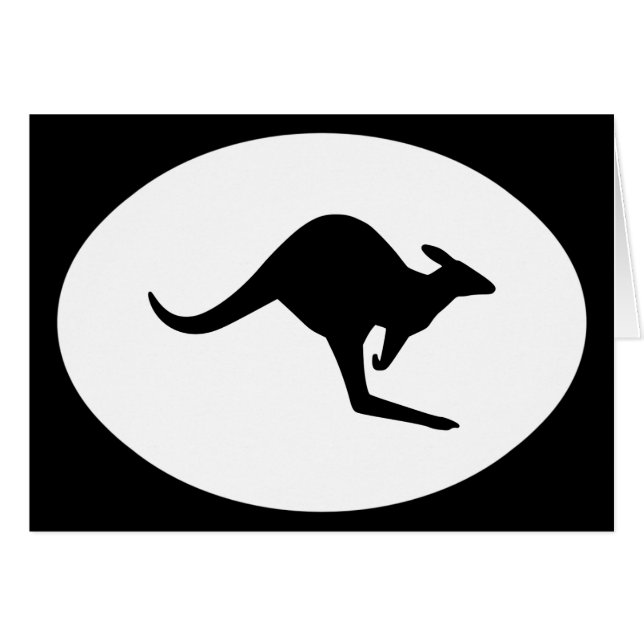 Caution Kangaroo (Front Horizontal)