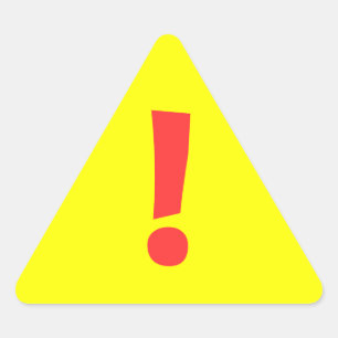 Caution Labels Triangle Stickers