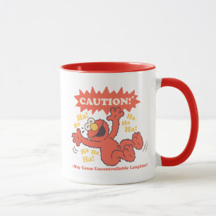 Caution Laughing Elmo Ahead Mug