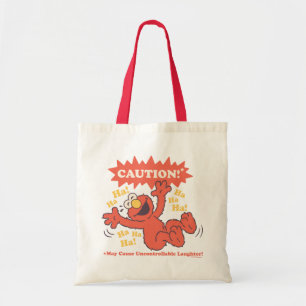 Caution Laughing Elmo Ahead Tote Bag