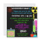 Caution Mad Scientist Birthday Party Invitation