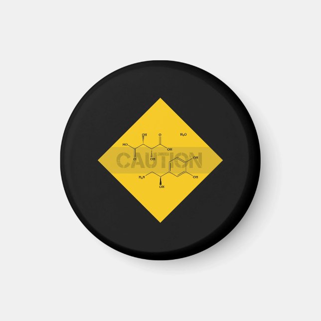 Caution: Norepinephrine Magnet (Front)