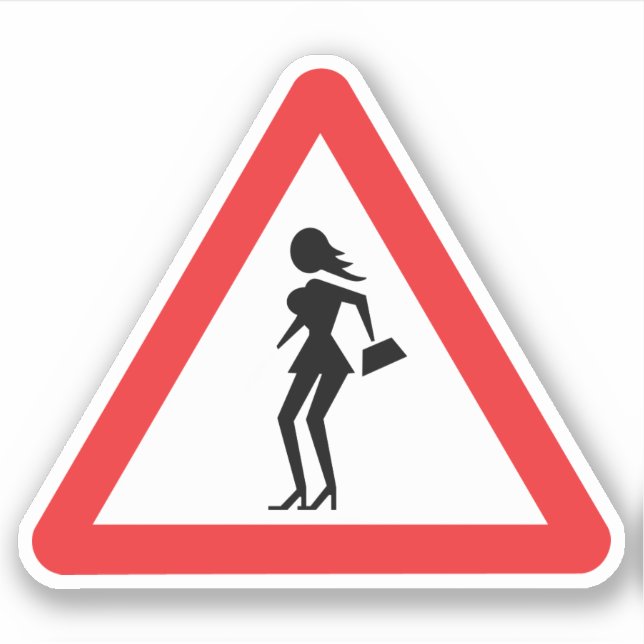 Caution Prostitute (Attenzione Prostitute) (Front)