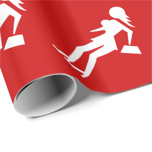 Caution Prostitute (Attenzione Prostitute) Wrapping Paper