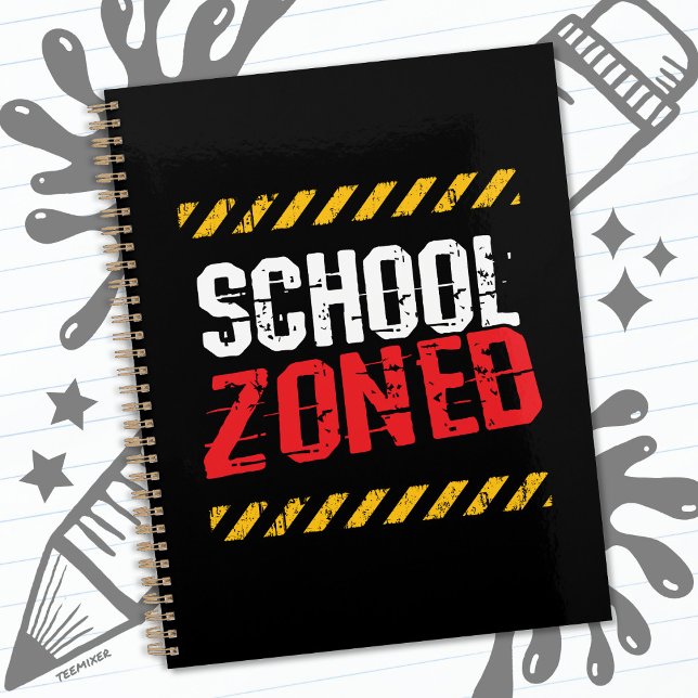Caution School Zoned Traffic School Crossing Guard Planner (Creator Uploaded)