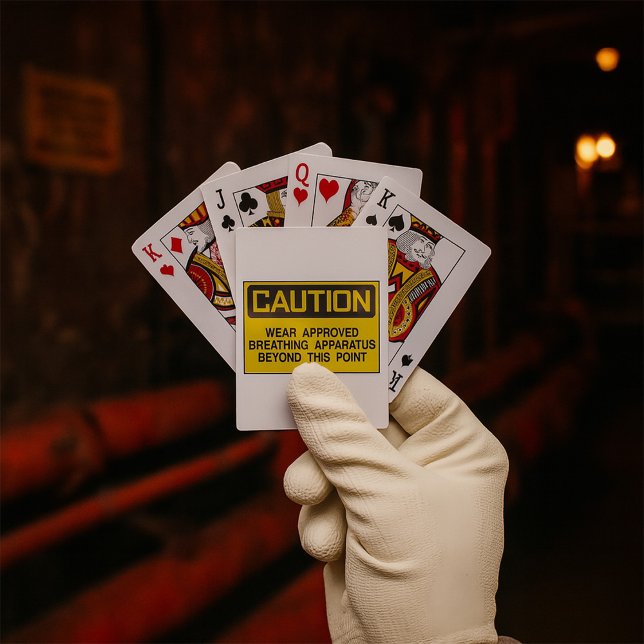 Caution Sign Wear Approved Breathing Apparatus  Playing Cards (Creator Uploaded)