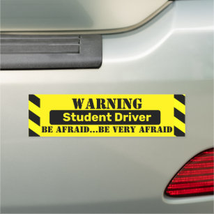 Caution, Student Driver, Humor Car Magnet