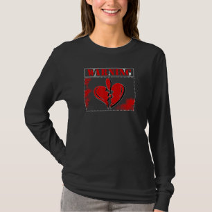 Caution Symbol Heartbreaker Broken Heart Love Symb T-Shirt