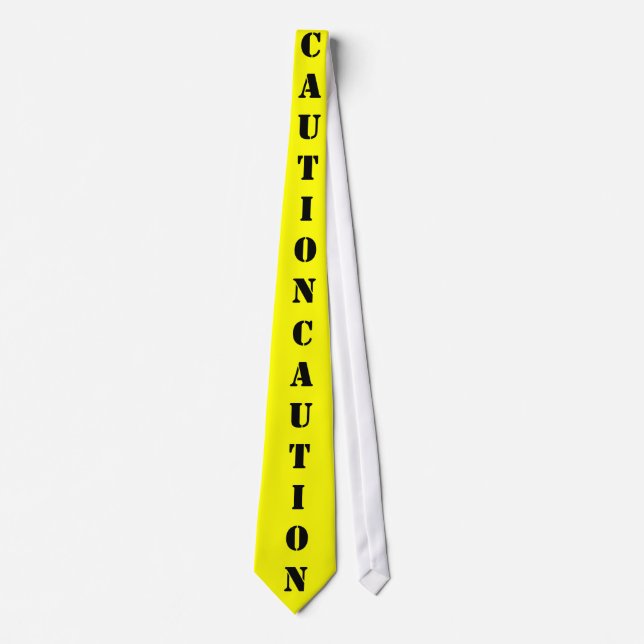 Caution Tape2 Tie (Front)