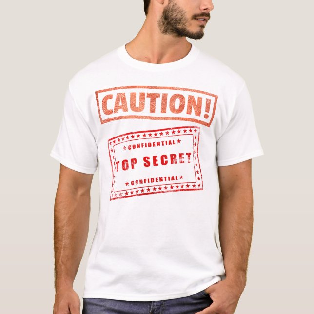 Caution Top Secret Confidential (Front)