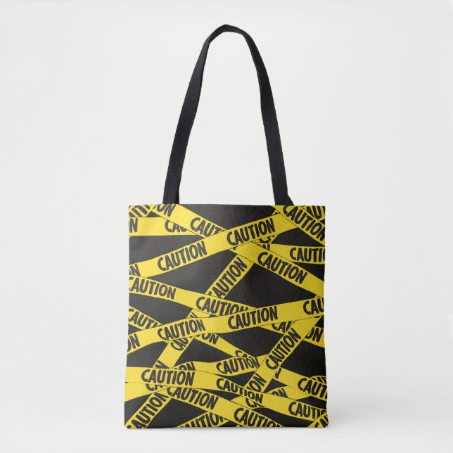 Caution Tote Bag (Front)