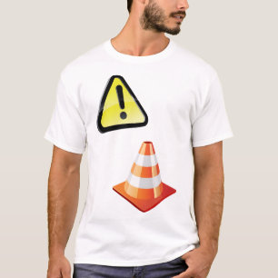 Caution Traffic Cone Warning T-Shirt