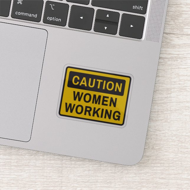 Caution women working (Detail)