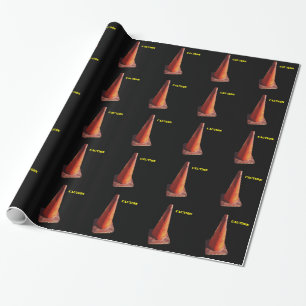 Caution Wrapping Paper