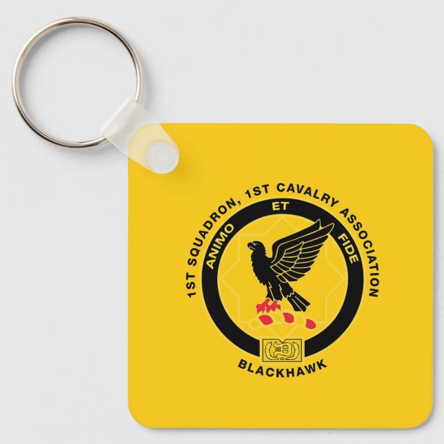 Cav Assocation Key Chain - Cav Gold (Front)