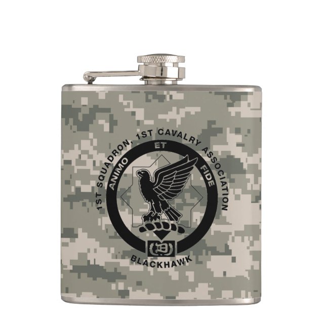 Cav Flask Modern Camo (Front)