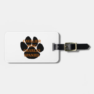 cav name paw luggage tag