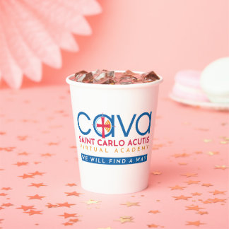 CAVA Logo T-Shirt Paper Cups
