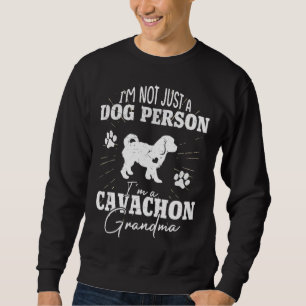 Cavachon Dog Grandma  Women Dog Mom  Mother s Day Sweatshirt