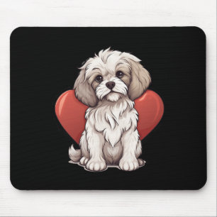 Cavachon Owner Mom Dad Gift Cavachon Dog Lover Val Mouse Pad