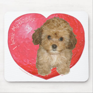 Cavachon Valentine Mouse Pad