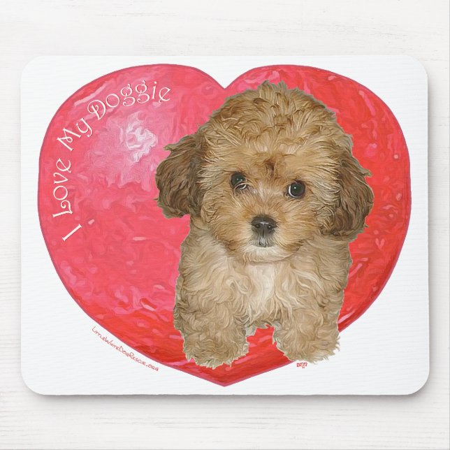 Cavachon Valentine Mouse Pad (Front)