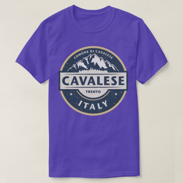Cavalese ski resort T-Shirt (Design Front)