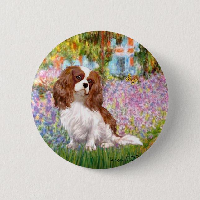 Cavalier 2 (Bl) - Garden (M) 6 Cm Round Badge (Front)