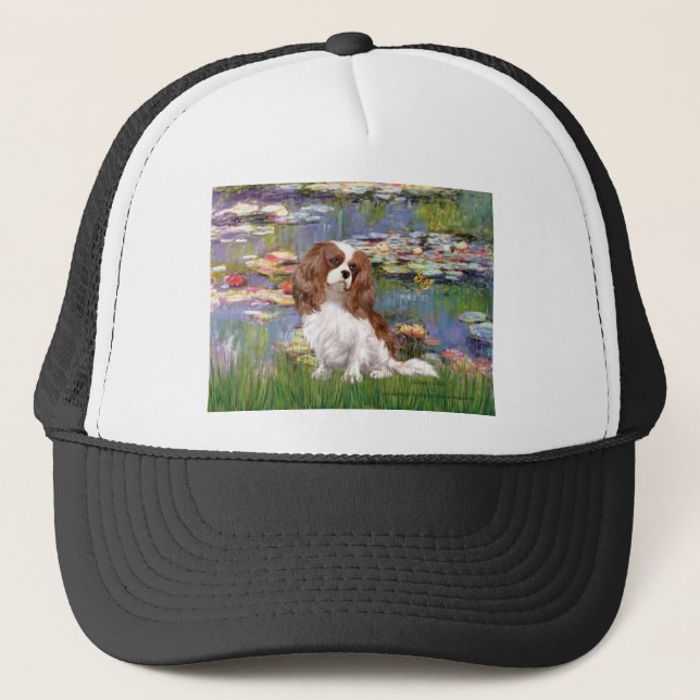 Cavalier 2 (bl) - Lilies 2 Trucker Hat (Front)