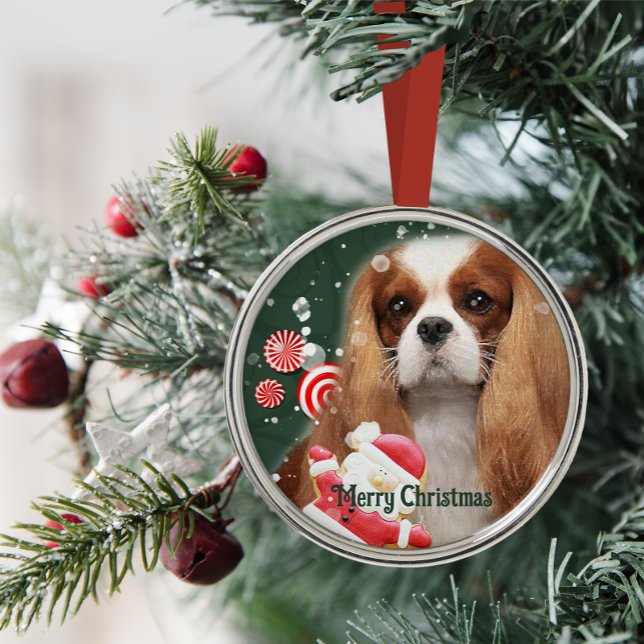 Cavalier Christmas Ornament Metal Ornament (Creator Uploaded)