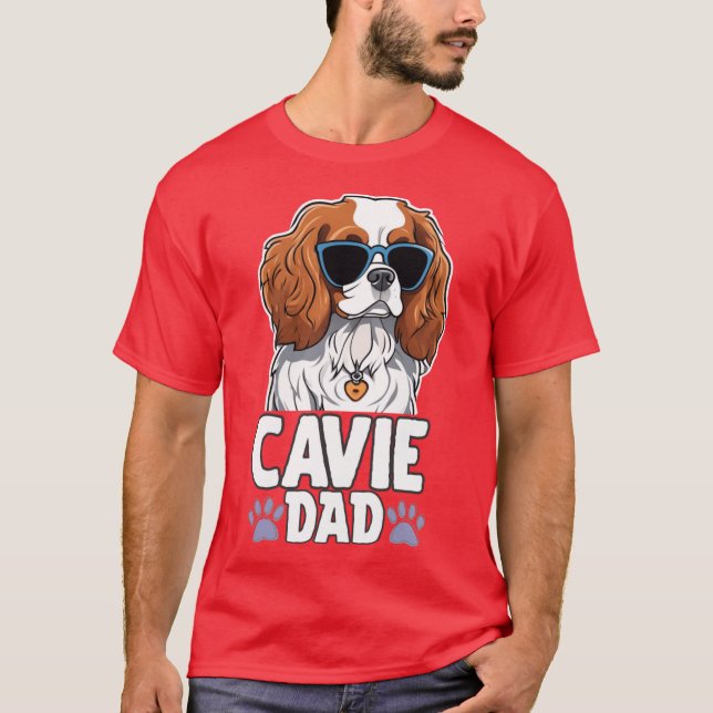 Cavalier Dad Classy1 girl T-Shirt (Front)