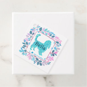 Cavalier Gift Tag – Personalised Pastel Blue Gift