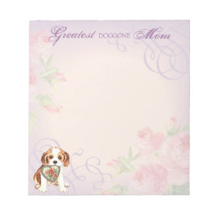 Cavalier Heart Mom Notepad