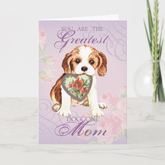 Cavalier Heart Mum Card (Front)